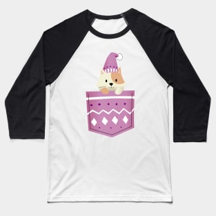 Cute cat in a pocket Baseball T-Shirt